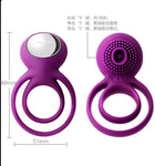 Svakom Tammy Double Cock Ring Clitoral Vibrator Couples