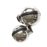 3Pcs Stainless Steel Bondage Hood Ball Cuffs Sensory Deprivation Restraints Bdsm