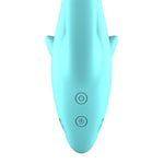 Blue Shark G Spot Clitoral Stimulation Rabbit Vibrator Sex Toy