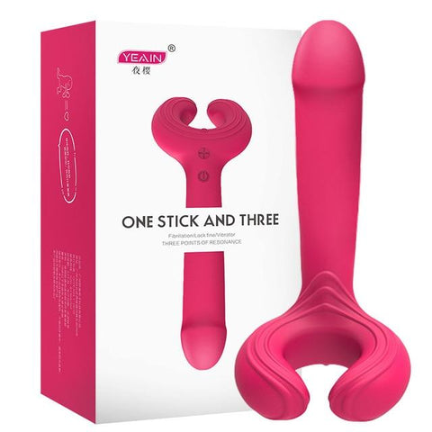 12 Modes Triple Vibrator Penis Ring Clitoral Vibrations G Spot Stimulation