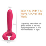 12 Modes Triple Vibrator Penis Ring Clitoral Vibrations G Spot Stimulation
