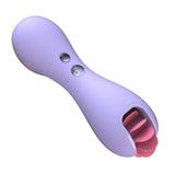 Sex Licking Tongue Vibrator Nipple Sucking Clitoral Suction Stimulator