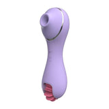 Sex Licking Tongue Vibrator Nipple Sucking Clitoral Suction Stimulator