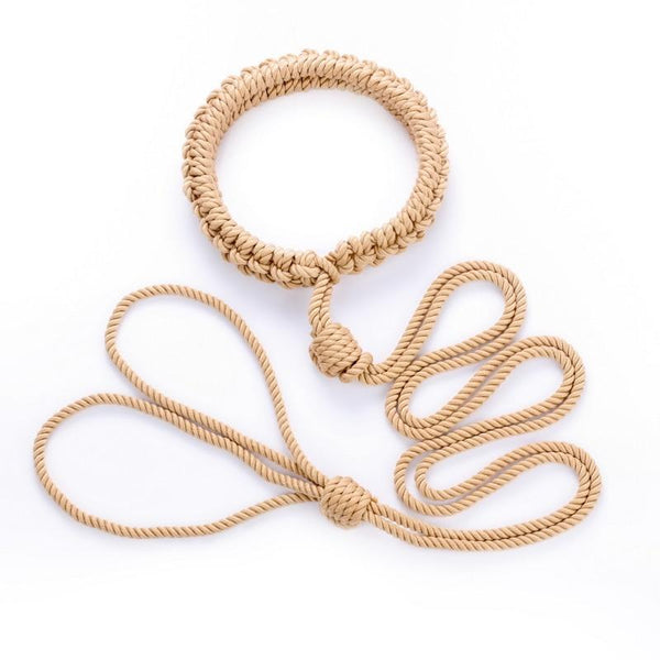 Shibari Rope Collar Leash Handmade  Restraints Toys  Collars & Leashes