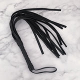 Black Bdsm Kits Flogger Tail Cuffs Collar Rope Paddle Gag Bondage