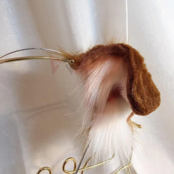 Border Collie Puppy Ears Headband And Tail  Pet Cosplay Pet Play