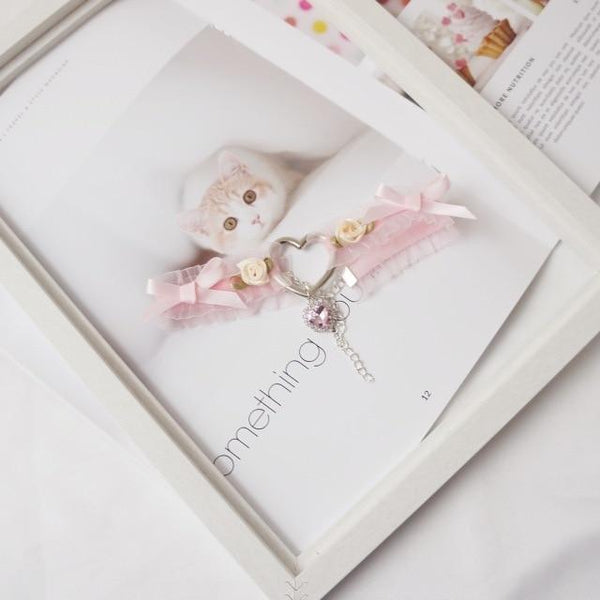 Handmade  Lace Choker  Collar Collars & Leashes