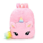 Fluffy Plush Unicorn Backpack Ddlg Littles Kawaii Stuffies Bag