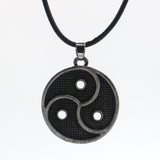 Bdsm Pendant Necklace Triskelion Emblem Symbolic Jewellery