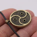 Bdsm Pendant Necklace Triskelion Emblem Symbolic Jewellery