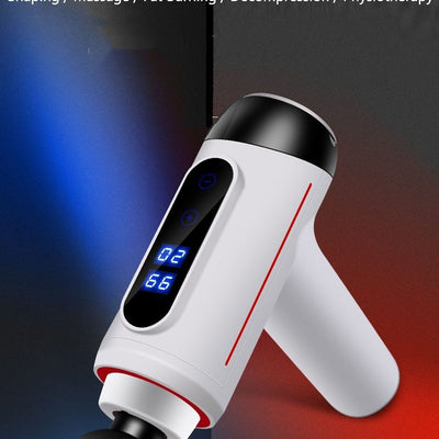 Gun Vibrating Muscle Relaxation Massager Facial Deep Tissue Aftercare Massagers