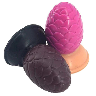 Faak Silicone Butt Plug 9.5Cm 5.2Cm Thick Anal Dildo Brown Pink Non Vibrating Butt Plugs