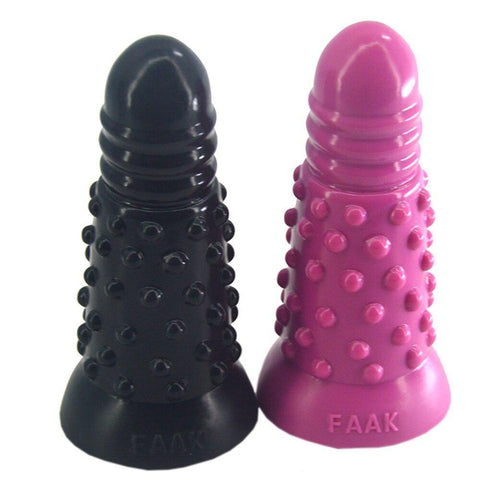 Faak 18Cm 7.1Inch Silicone Butt Plug Sex Toy Anal 6.8Cm Thick Dildo Dong Pink