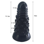 Faak 18Cm 7.1Inch Silicone Butt Plug Sex Toy Anal 6.8Cm Thick Dildo Dong Pink