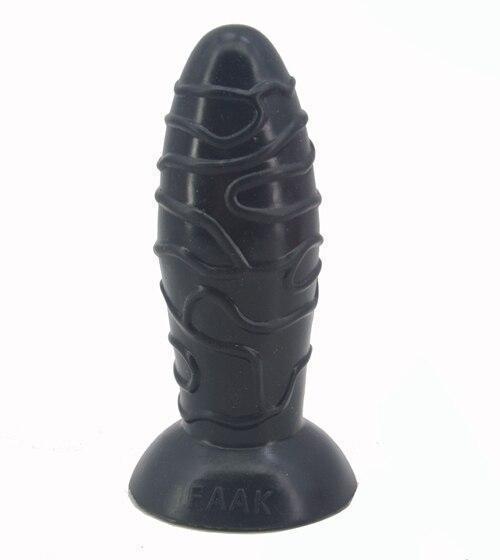 Faak 17Cm Silicone Butt Plug Anal Dildo Dong Thick Flesh Realistic Dildos