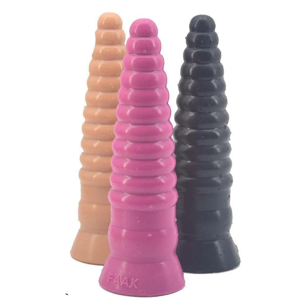 Silicone Butt Plug 22.5Cm Thick Anal Dildo Black Realistic Dildos