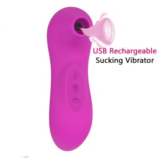 Clitoral Sucking  10 Intensities Waterproof Rechargeable Suction s