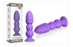 Big Purple Silicone Butt Plug Beads Unisex Large Anal Sex Toys