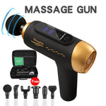 Gun Vibrating Muscle Relaxation Massager Facial Deep Tissue Aftercare