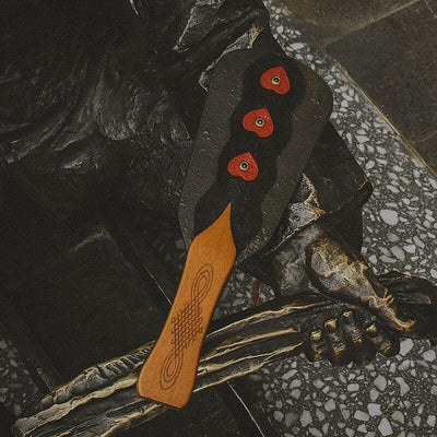 Retro Leather  Spanking Paddle Fetish Sex Toy Paddles