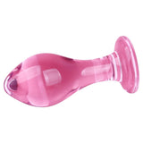 Beautiful Pink Glass Anal Butt Plugs Pretty Sex Toys