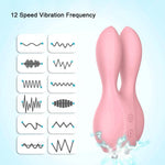 Pink Green Electric Shock Rabbit Vibrator Clitoris Stimulator Electrosex Sex Toy