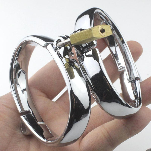 Locking Metal Handcuffs Lockable Wrist Cuffs  Slave Play Cuffs & Shackles