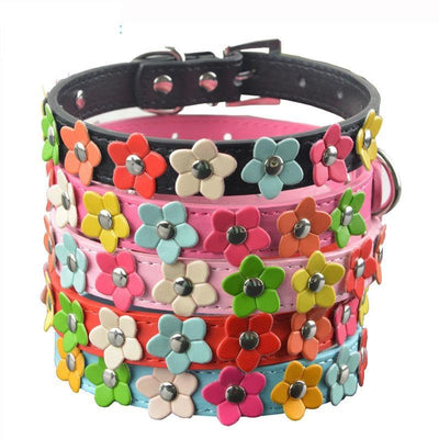 Rainbow Flower Collars Pet Play Puppy Kitten  Kink Fetish Restraints Collars & Leashes