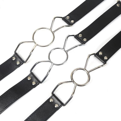 Metal Open Mouth Ring Gag  Kink Fetish Restraints Gags