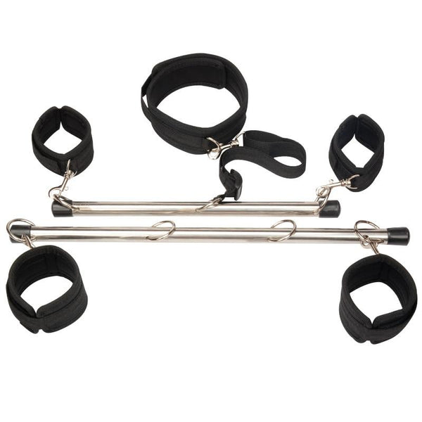 Multi Position  Spreader Bar Kit Collar Cuffs Restraints Spreader Bars