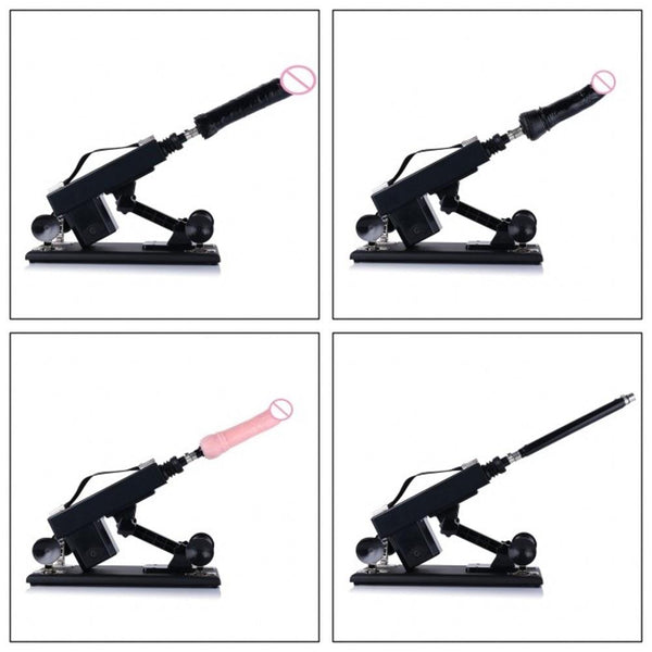 A2 Automatic Sex Machine 26Cm Inch 3 Huge Realistic Dildos Attachments Sex Machines
