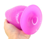 Big Huge Anal Plug With Suction Cup Novelty Strawberry Butt
