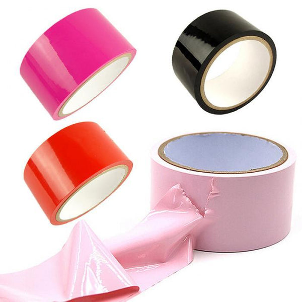 Black Red Pink  Body Duct Tape Restraints Kink  Fetish Play Cuffs & Shackles