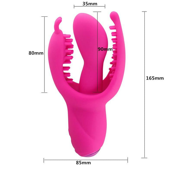 Triple Stimulation Rabbit Silicone  10 Speed Masturbation Women Rabbit s