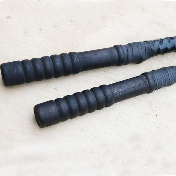 Handmade Braided Leather Whip Spanking Impact Play   Floggers