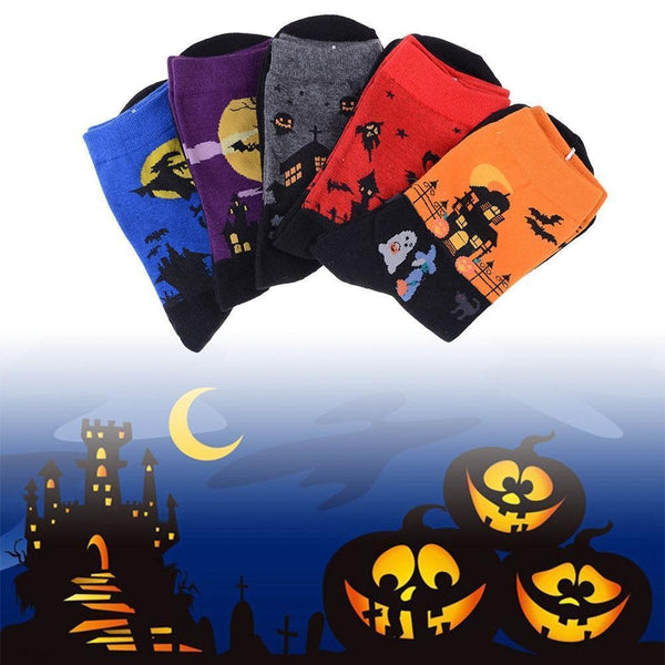 5 Pairs Spooky Sockies Socks