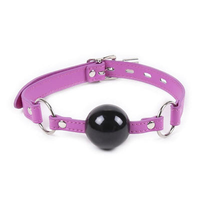 Pink Blue Silicone Ball Gag Locking   Restraints Gags