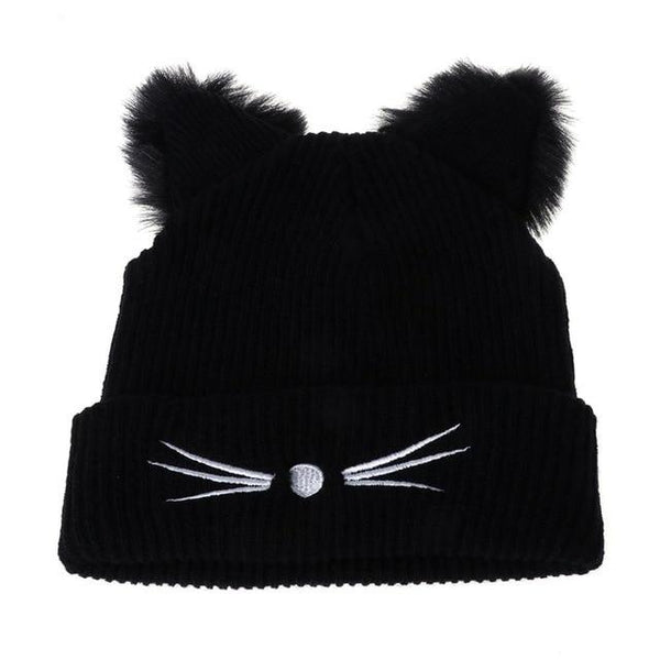Cat Ears Beanie Women Warm Kitten Hat Ddlg Cosplay Anime  Pet Play
