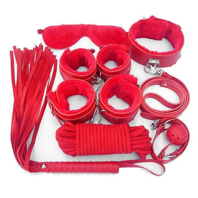 Starter Kit Blindfold Gag Flogger Restraints  Starter Kits
