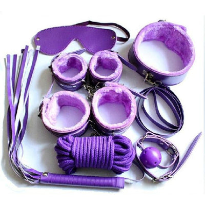 Starter Kit Blindfold Gag Flogger Restraints  Starter Kits