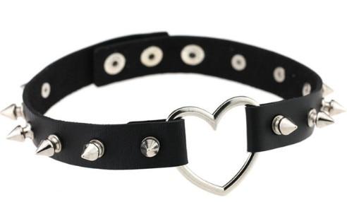 Black Collar Choker Slave Submissive  Kink Fetish Restraint Collars & Leashes