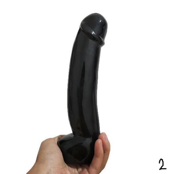 Natural Black Obsidian Massage Wand Dildo Sex Toys Women Realistic Dildos