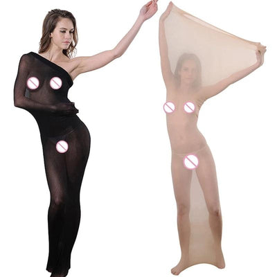 Whole Body Stockings Sleeping Bag Black / Flesh Pantyhose Cocoon  Fetish Straitjackets &  Suits