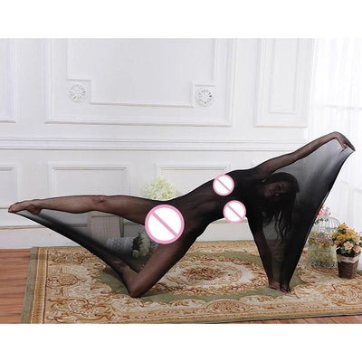 Whole Body Stockings Sleeping Bag Black / Flesh Pantyhose Cocoon  Fetish Straitjackets &  Suits