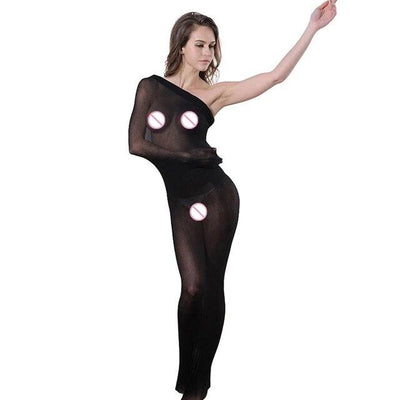 Whole Body Stockings Sleeping Bag Black / Flesh Pantyhose Cocoon  Fetish Straitjackets &  Suits
