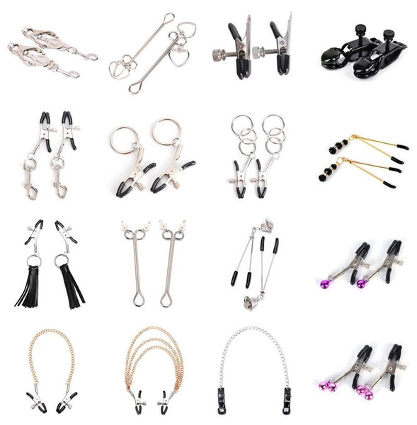 Nipple Clamps  Slave Accessories  Kink Fetish Nipple & Clitoral Toys