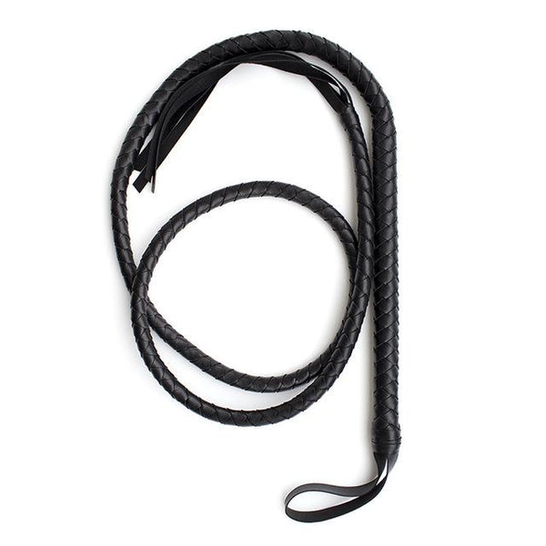Black Red Snake Whip 210Cm Impact Play Spanking  Kink Fetish Whips