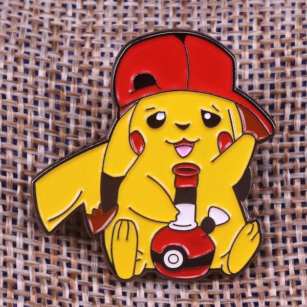 Chronic Pika Pokemon Enamel Pin Pins
