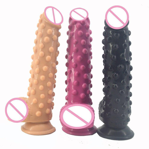 Silicone Dildo 23.1Cm Butt Plug 5.2Cm Anal Fantasy Realistic Dildos