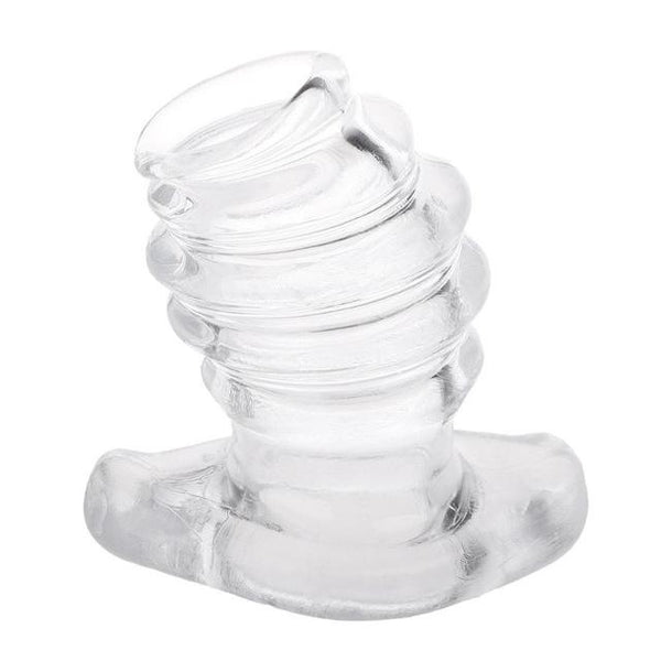 Hollow Tunnel Butt Rippled Thread Anal Peep Hole Enema Plug Speculum Non Vibrating Butt Plugs